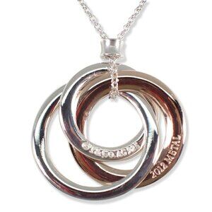 Tiffany & Co. 925 Metal Interlocking Necklace